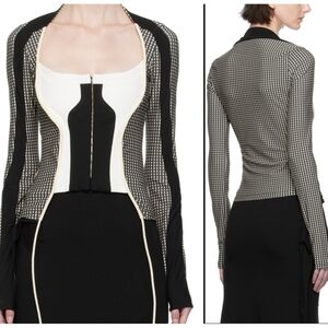 Ssense Ottolinger Deconstructed Dirndl Corsage - Plaid XL